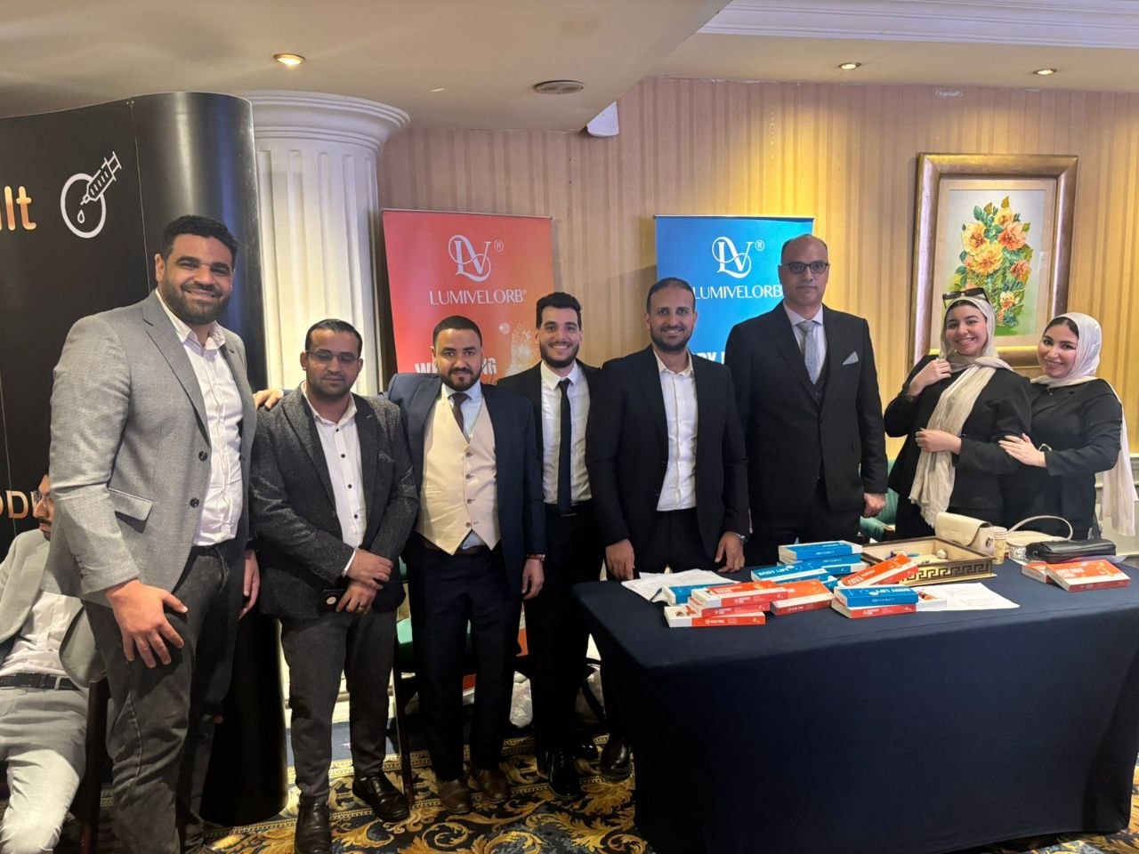 LUMIVELORB team at conference